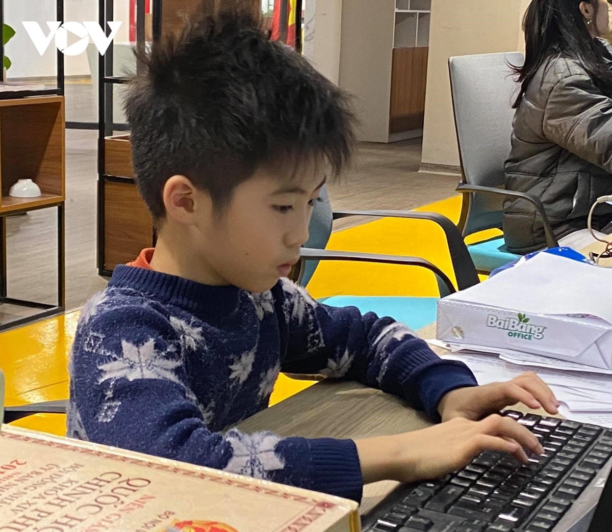 Việc học online sau Tết vẫn gặp những gián đoạn nhất định. Ảnh minh họa.