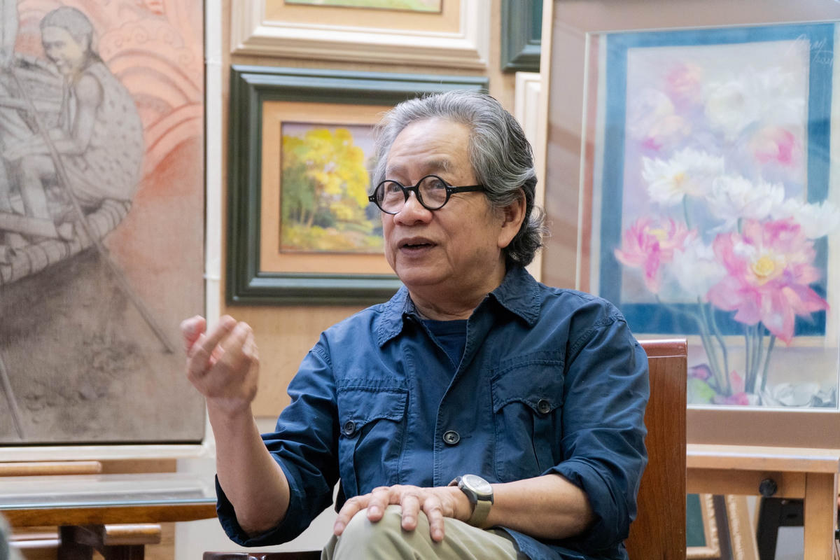 Họa sĩ Trịnh Lữ.