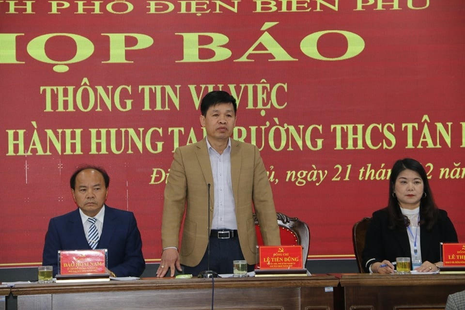 TP Điện Biên Phủ họp báo thông tin về vụ việc