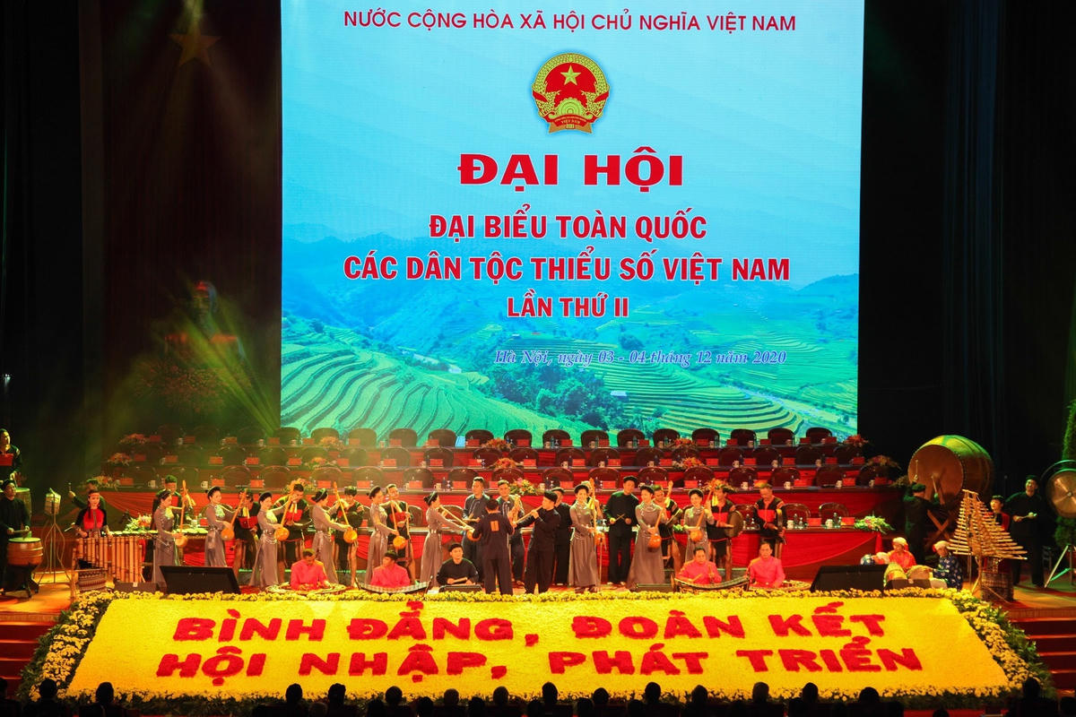 Màn biểu diễn “Âm vang đại ngàn”.
