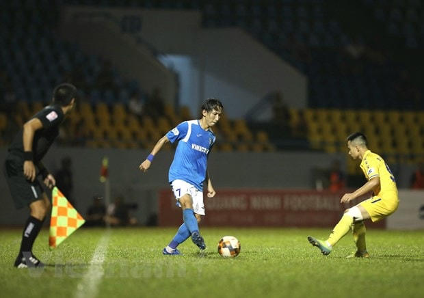 Ban trọng tài cần nghiêm túc xem xét lại công tác trọng tài tại V-League 2020 sau khi nhận được văn bản yêu cầu từ VFF. (Ảnh: Nguyên An/Vietnam+).