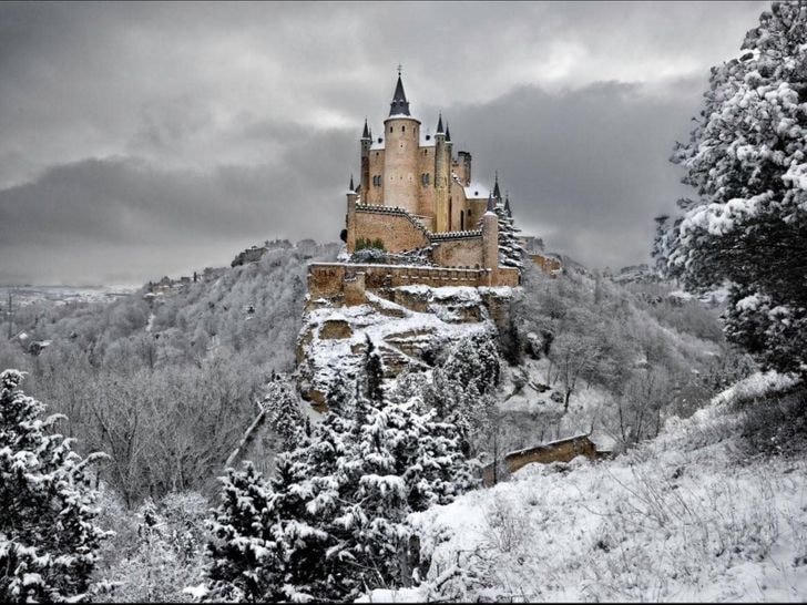 Alcázar của Segovia, Tây Ban Nha.  