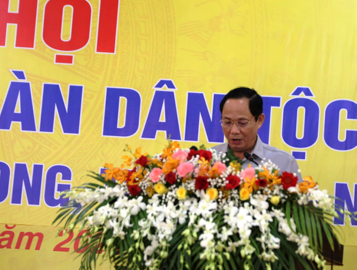 Phó Chủ tịch Quốc hội Trần Quang Phương phát biểu tại Ngày hội.