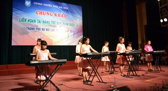 Cung Thiếu nhi Hà Nội - nơi ươm mầm những tài năng nhí.
