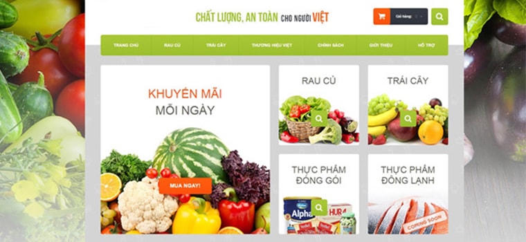 Nhiều sản phẩm nông sản được đưa lên sàn thương mại điện tử.