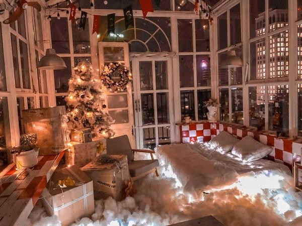 Không gian decor dịp Noel của Sam. (Nguồn: FBNV).