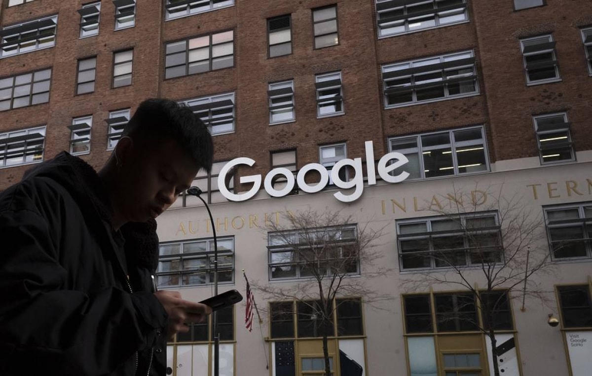 Trụ sở của Google tại Nga. Ảnh: AP.  