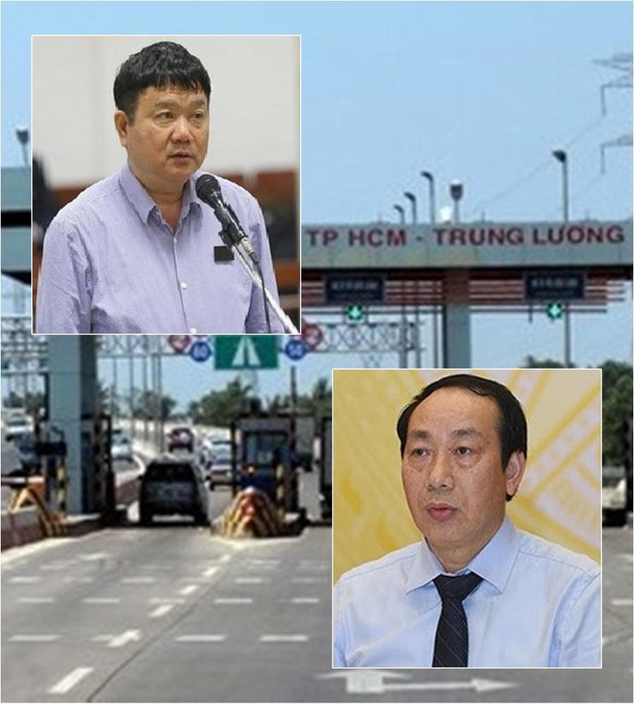 Ông Đinh La Thăng và Nguyễn Hồng Trường bị xét xử vì liên quan đến sai phạm tại cao tốc TP HCM - Trung Lương.