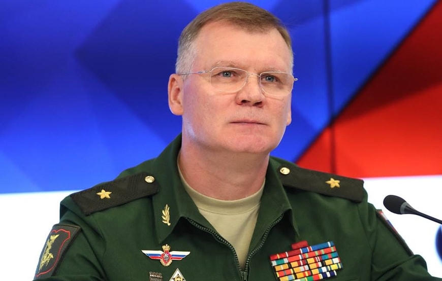 Người phát ngôn Bộ Quốc phòng Nga, Thiếu tướng Igor Konashenkov. (Ảnh: TASS).