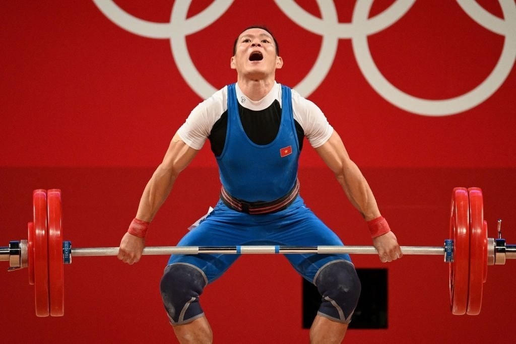 Thạch Kim Tuấn tại sân chơi Olympic.