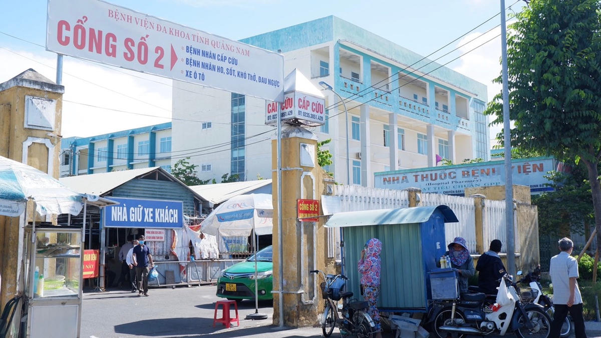 BVĐK Quảng Nam - nơi nhóm người xông vào gây rối.