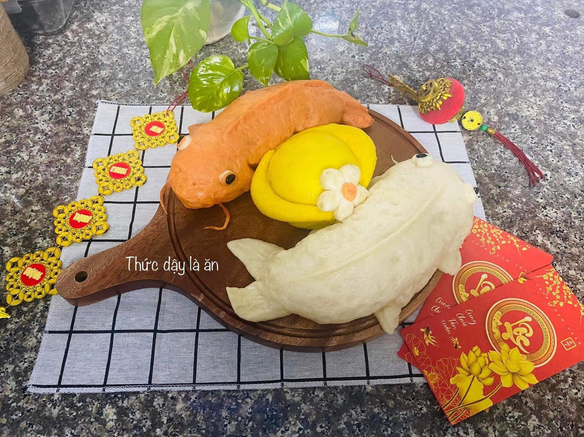 Độc đáo mâm cỗ cúng ngày ông Công - ông Táo. 