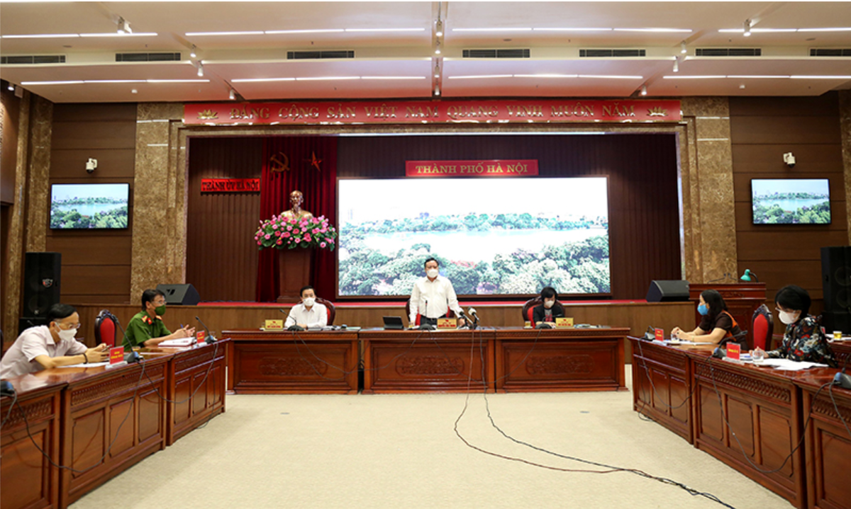 Quang cảnh cuộc họp. 