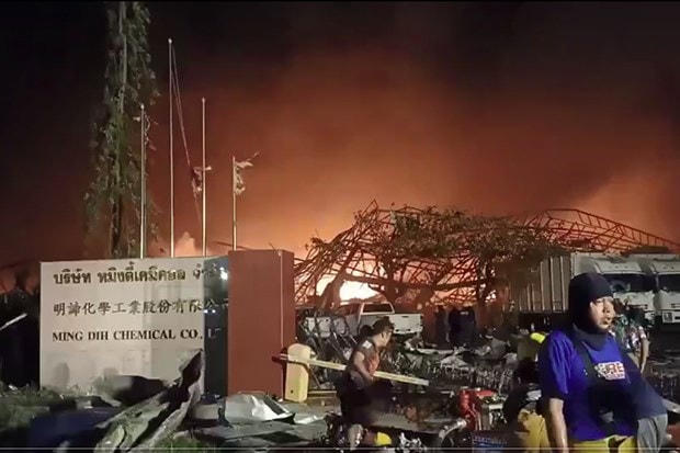 Thái Lan: Nổ nhà máy hóa chất ở ngoại ô Bangkok, sơ tán khẩn người dân