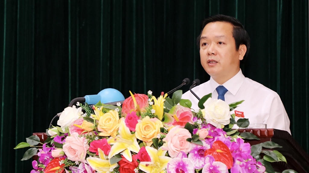 Ông Phạm Quang Ngọc, Phó Bí thư Tỉnh ủy, Chủ tịch UBND tỉnh (khóa XIV) tiếp tục được bầu giữ chức Chủ tịch UBND tỉnh Ninh Bình khóa XV.