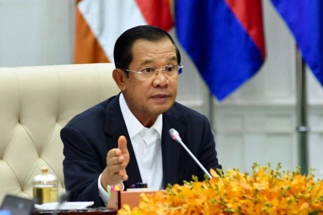 Thủ tướng Campuchia Hun Sen.  