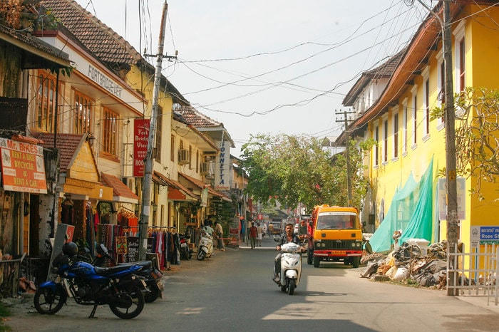 Thành phố Fort Kochi mang vẻ đẹp hoài cổ của thời gian. Ảnh: CNN.
