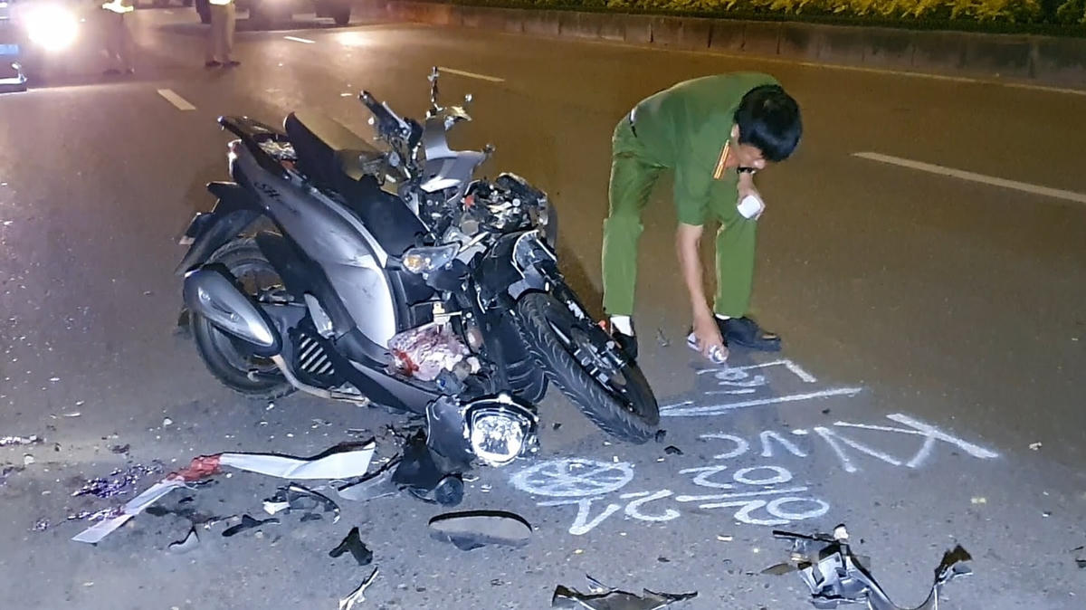 Hiện trường nơi xảy ra vụ tai nạn