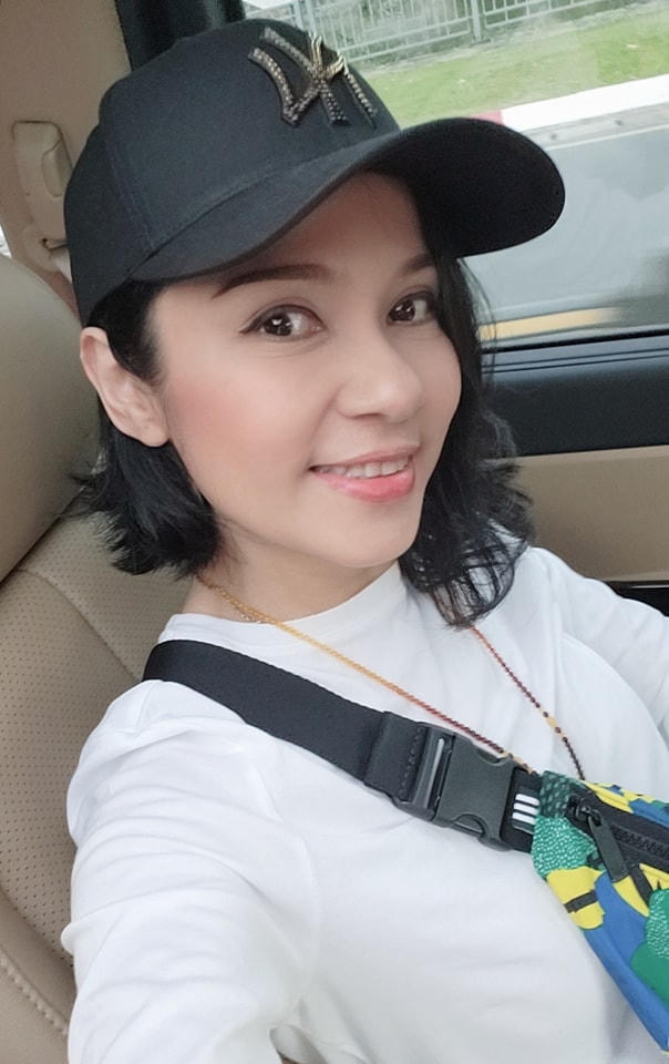 Nhan sắc hiện tại của diễn viên Việt Trinh. 