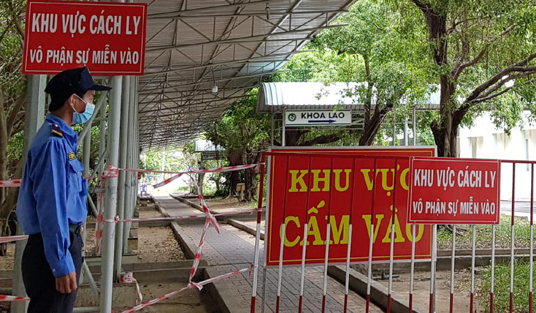 Khu vực cách ly.