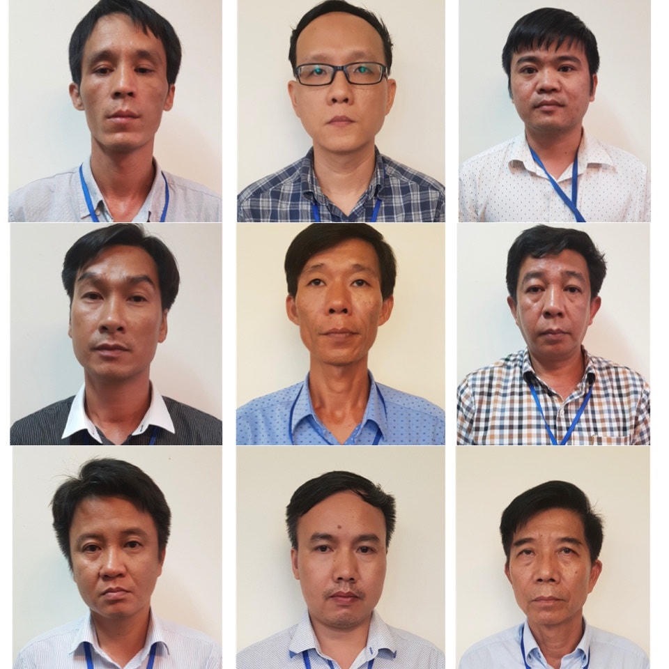 9 bị can vừa bị khởi tố.
