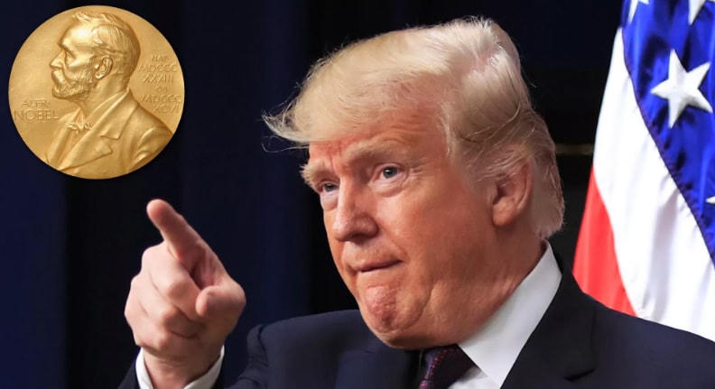 Tổng thống Trump được đề cử Giải Nobel Hòa bình năm 2021