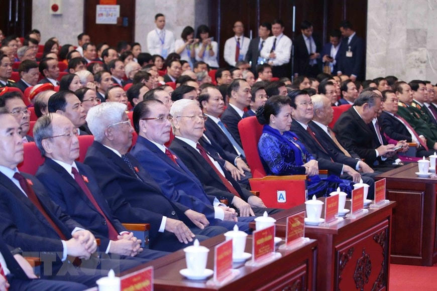 [ẢNH] Tổng Bí thư, Chủ tịch nước dự khai mạc Đại hội đại biểu Đảng bộ TP Hà Nội