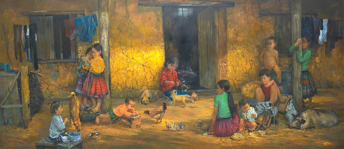 “Bên hiên nhà”.