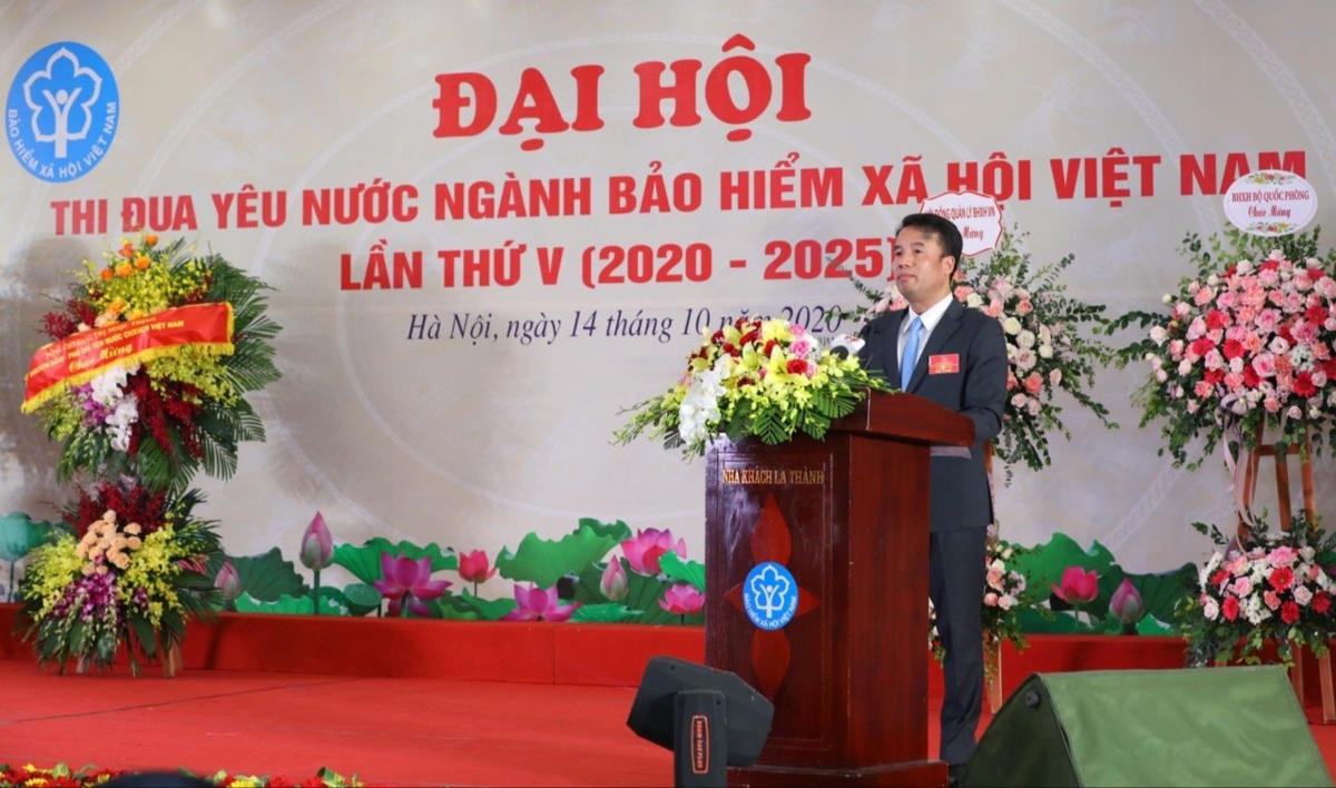 Tổng giám đốc BHXH Việt Nam Nguyễn Thế Mạnh phát động phong trào thi đua yêu nước giai đoạn 2021-2025.