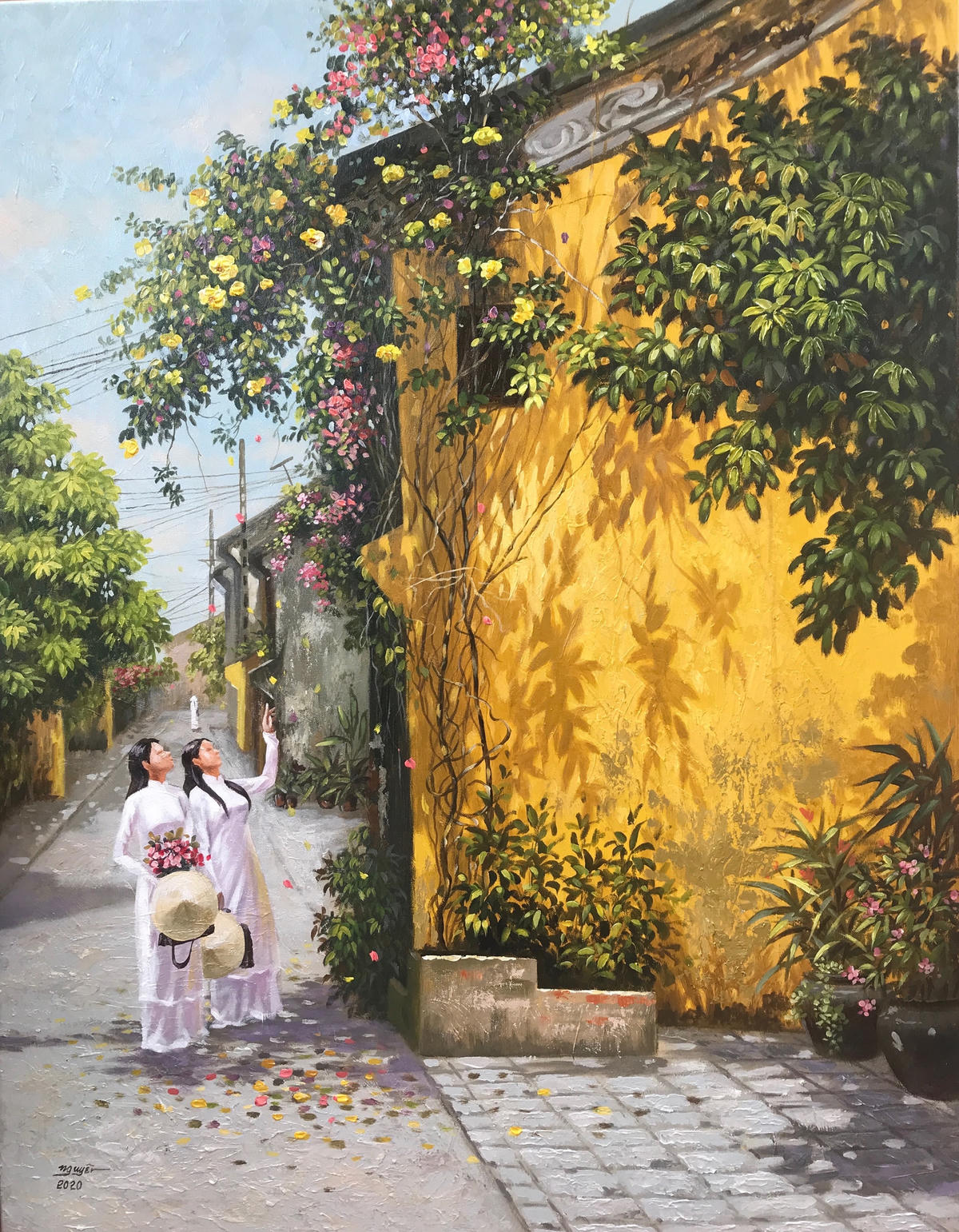 Họa sĩ Trần Nguyên ấp ủ mở triển lãm tranh trong tương lai. Ảnh: NVCC. 