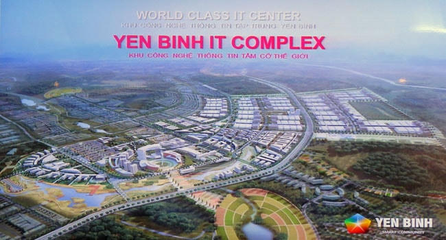 Khu Công nghệ Thông tin tầm cỡ thế giới  được Thủ tướng phê duyệt với diện tích trên 200 ha.