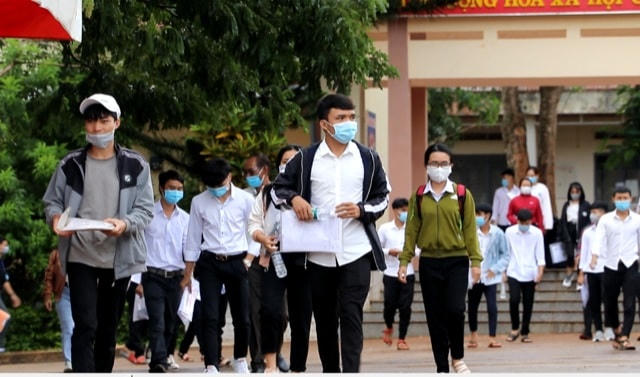 Kỳ thi đợt 1 tại Đắk Lắk có số thi sinh tham gia đạt 99%.