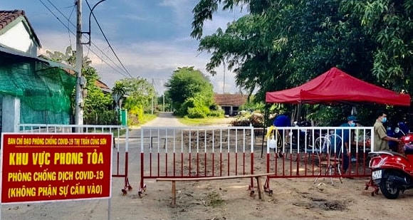 Khu vực cách ly ở Phú Yên