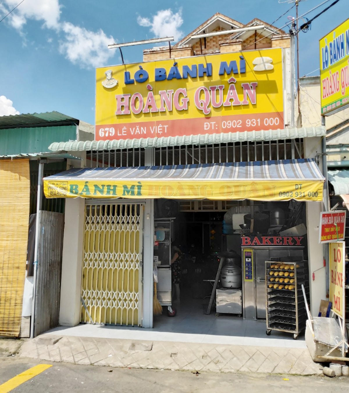 Lò bánh mì Hoàng Quân đã mở cửa sản xuất trở lại từ ngày 17/8.