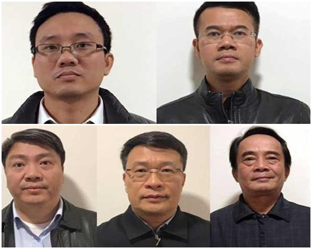 Các bị cáo trong đại án BIDV.