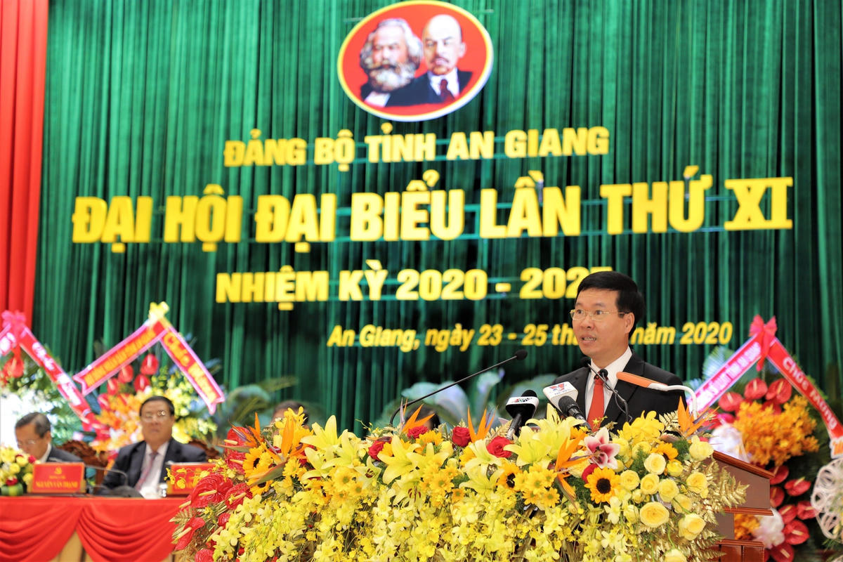 Ông Võ Văn Thưởng phát biểu chỉ đạo Đại hội.