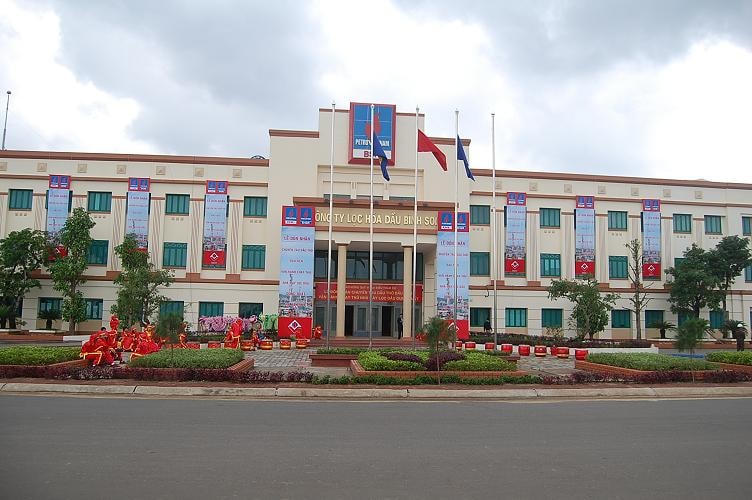 Trụ sở Công ty CP lọc hóa dầu Bình Sơn.