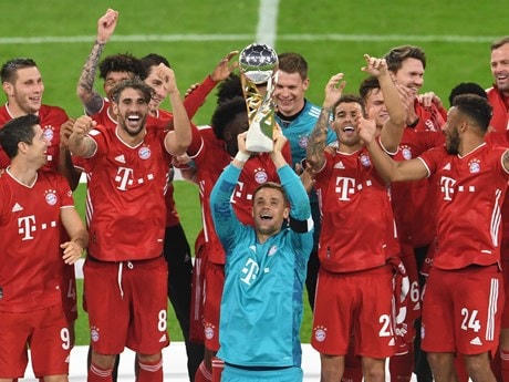 Bayern Munich lần thứ 5 nâng cúp trong năm 2020. (Nguồn: Getty Images),