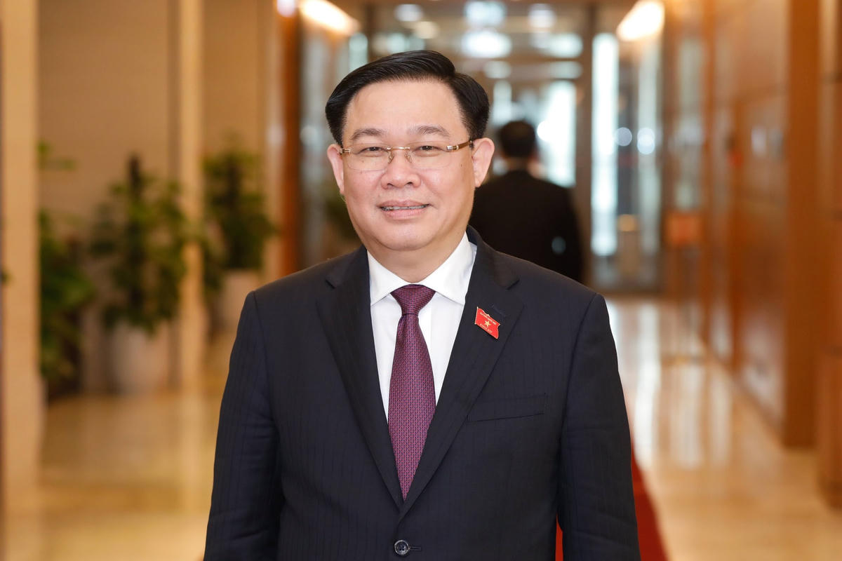 Chủ tịch Quốc hội Vương Đình Huệ. Ảnh: Quang Vinh.
