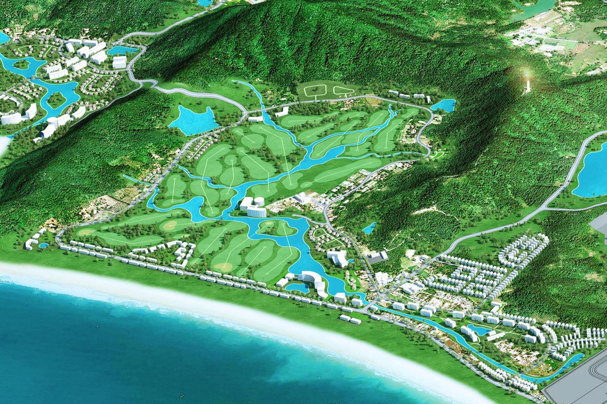 Phối cảnh Đồ án quy hoạch chung xây dựng huyện Cô Tô đến năm 2040, tầm nhìn đến năm 2050.