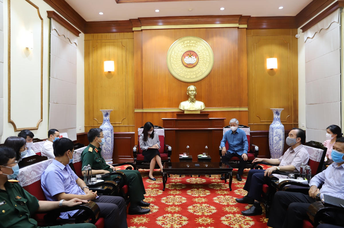 Quang cảnh buổi tiếp.