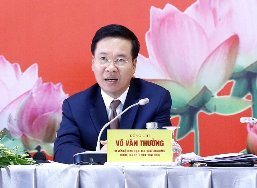 Ông Võ Văn Thưởng cho biết: Các Văn kiện trình Đại hội XIII của Đảng được chuẩn bị rất công phu, bài bản, chu đáo, qua nhiều lần, nhiều vòng, từng bước hoàn thiện.