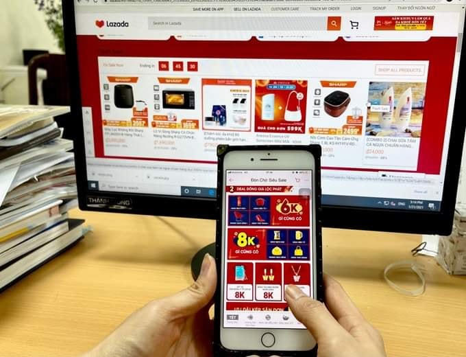 Không để thất thu thuế từ các sàn thương mại điện tử.
