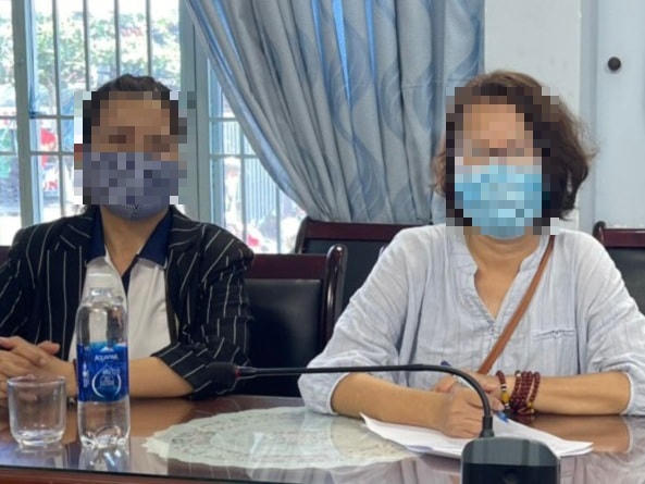 Hai người phụ nữ bị xử phạt 25 triệu đồng vì đăng thông tin sai sự thật về khu cách ly. Ảnh: CQCA