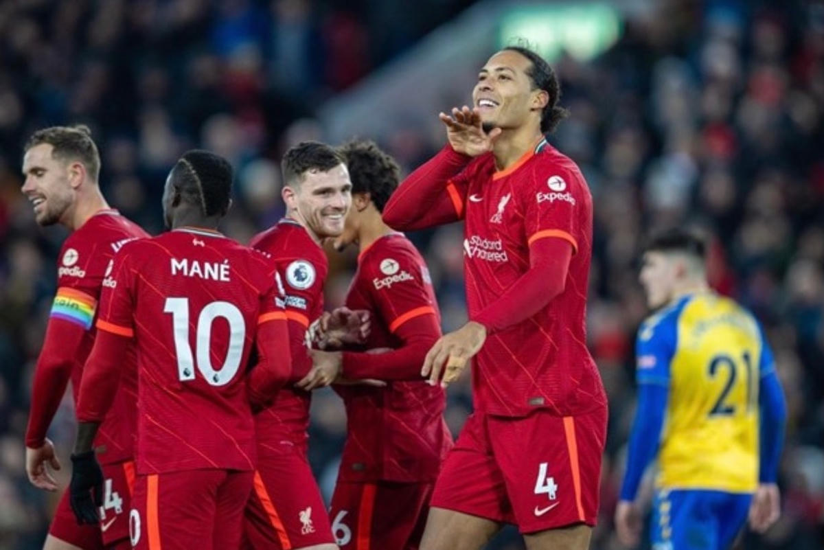 Liverpool thắng đậm Southampton. Ảnh: Getty Images.