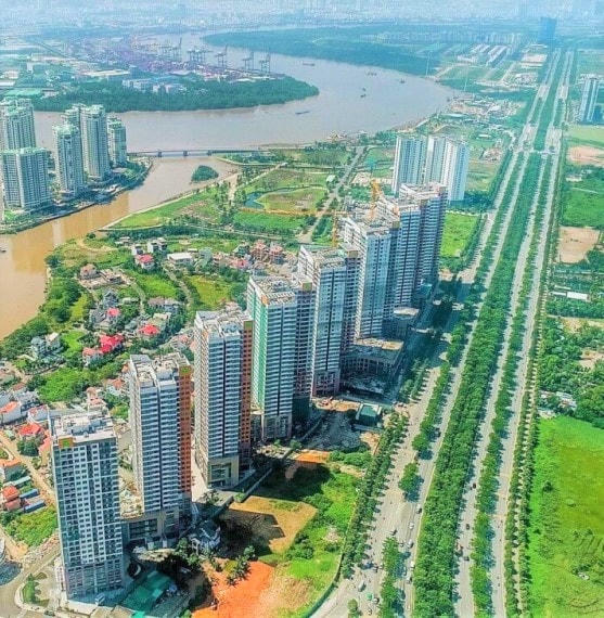 TP Thủ Đức - Một góc của khu vực sáp nhập thành TP Thủ Đức mới theo đề án của TP HCM.