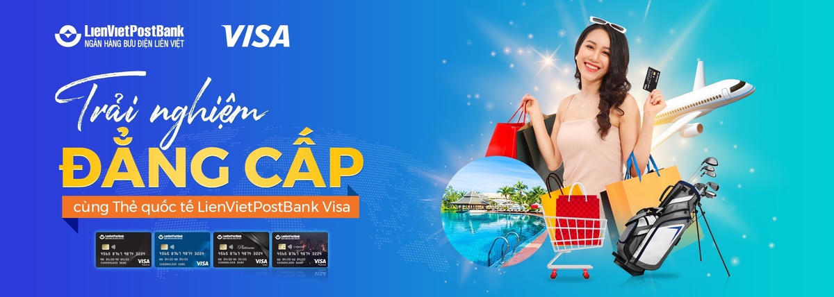Ra mới thẻ quốc tế LienVietPostBank Visa
