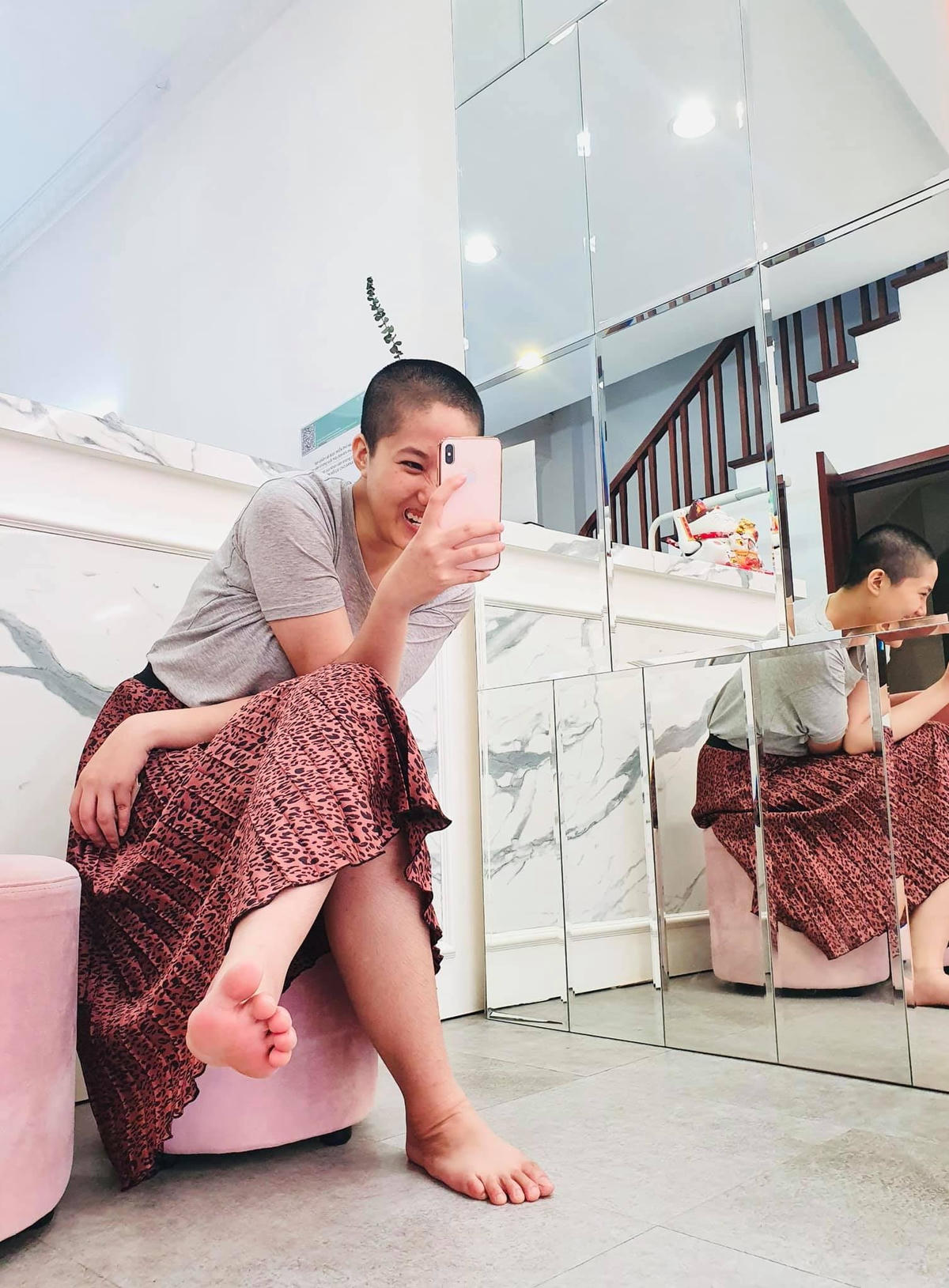 Cô gái trẻ đầy tự tin là nguồn cảm hứng cho nhiều bạn trẻ.