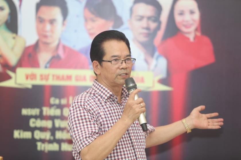 NSND Trần Nhượng, Chủ nhiệm Câu lạc bộ Sân khấu Thử nghiệm kiêm Giám đốc Công ty Cổ phần Nhà hát Thử nghiệm Việt Nam. Ảnh Thanh Tùng