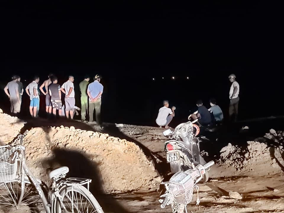 Hồ sinh thái, nơi xảy ra vụ đuối nước.